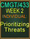 CMGT/433 Prioritizing Threats